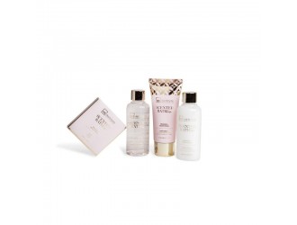Set 4 produse pentru ingrijire corporala Scented Bath Rose Candy IDC Institute