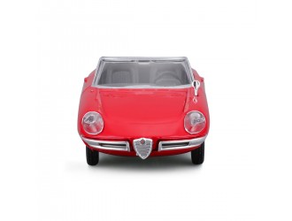 Macheta auto Alfa Romeo Spider 1966, Bburago, rosie, 1:32