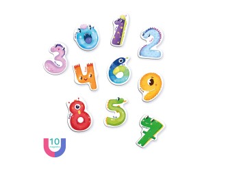 Set 10 figurine magnetice Cifre, Dodo