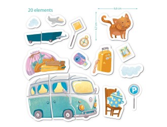 Joc magnetic Traveller cat, Dodo