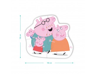 Puzzle 3 in 1 Familia Peppa Pig, Dodo