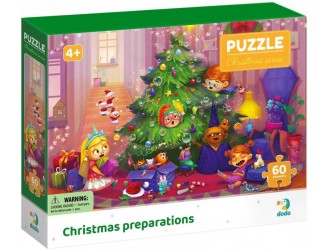 Puzzle Pregatirile de Craciun, 60 el. Dodo