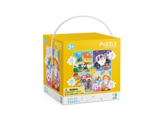 Puzzle 4 in 1 Profesii Dodo