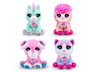 Jucarie de plus surpriza animalut vorbitor Pets Alive seria Pet Shop Surprise S2