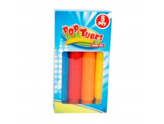 Set cu 8 Pop Tubes diverse culori 15cm-45cm