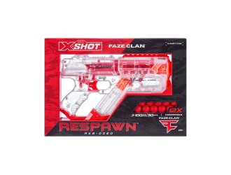 Pistol X-Shot Chaos Faze Respawn, 12 proiectile sferice