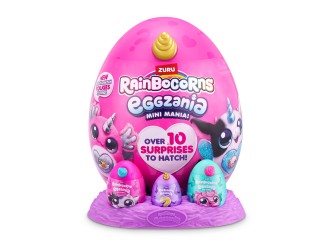 Jucarie de plus surpriza Rainbocorns Eggzania Surprise Mania S1