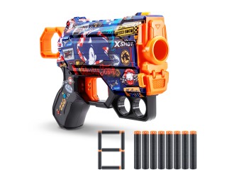 Pistol X-Shot Skins Menace, Sonic, Race Team, 8 cartuse