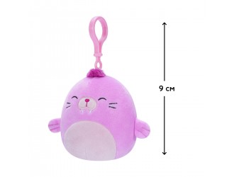 Jucarie de plus 9 cm Morsa roz - Pepe, Squishmallows
