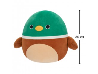 Jucarie de plus 30 cm Ratusca verde-cafeniu - Avery, Squishmallows