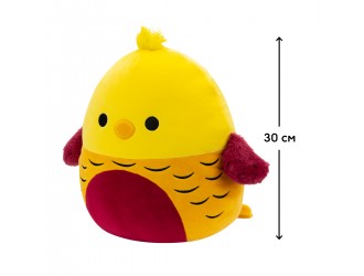 Jucarie de plus 30 cm Fazan galben-maro - Beck, Squishmallows