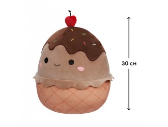 Jucarie de plus 30 cm Inghetata de ciocolata, Squishmallows