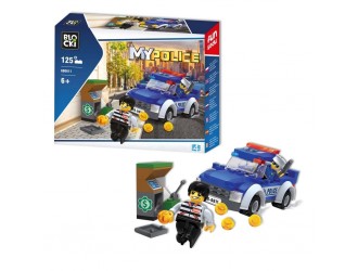 Set de constructie 125 el. Politia in actiune Blocki MyPolice