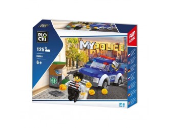 Set de constructie 125 el. Politia in actiune Blocki MyPolice