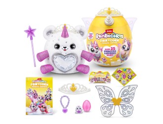 Jucarie de plus surpriza Rainbocorns Fairycorn Princess S6, Gemmie