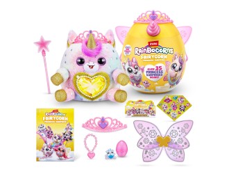 Jucarie de plus surpriza Rainbocorns Fairycorn Princess S6, Ruby