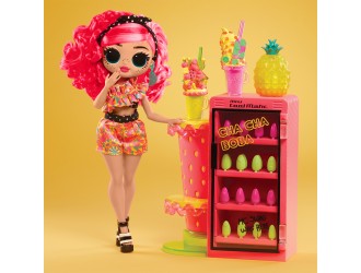 Set de joaca cu papusa L.O.L. Surprise! seria O.M.G Sweet Nails – Cha Cha Boba