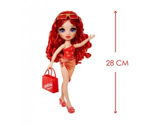 Papusa Rainbow High seria Swim & Style – Ruby Anderson