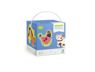 Puzzle 2-3-4 elemente Animale domestice Dodo