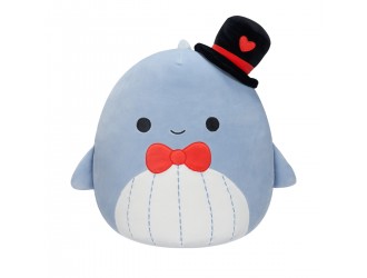 Jucarie de plus 30 cm, Balena albastra - Samir, Squishmallows