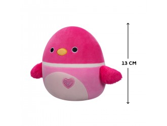 Jucarie de plus 13 cm, Ratusca roz - Della, Squishmallows