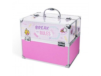 Trusa etajata cu produse de machiaj, Super Girl Fabulous Colors Big Case, Martinelia