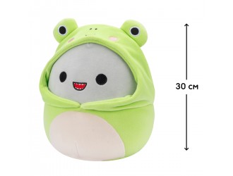 Jucarie de plus 30 cm, Rechinul Gordon imbracat, Squishmallows
