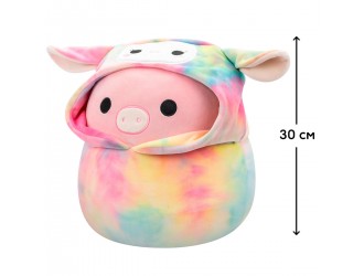 Jucarie de plus 30 cm, Purcelusul Peter imbracat, Squishmallows