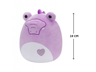 Jucarie de plus 19 cm, Alligator mov Bunny, Squishmallows
