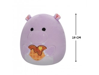 Jucarie de plus 19 cm, Hipopotam Hanna, Squishmallows