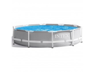Piscina PRISM FRAME PREMIUM 305x76cm, 4485l, pompa de filtru 1250l/h, cadru metalic, INTEX