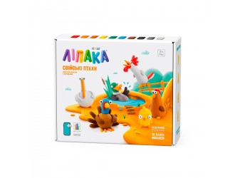 Mega Set cu pasta de modelat care se usuca in 24h Pasari Domestice Lipaka