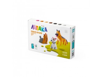 Set Pasta de modelat care se usuca in 24h 3 tipuri de Caini, Lipaka