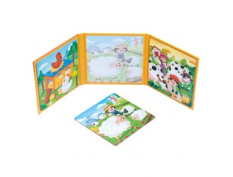 Puzzle magnetic 3 in 1 La ferma