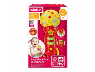 Jucarie Microfon cu sunte si lumini Winfun