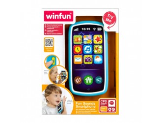 Jucarie Smartphone cu sunete si lumini, engleza,  Winfun
