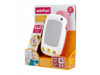 Jucarie Primul Selfie Telefon cu sunete si lumini (roz) Winfun