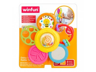 Jucarie zornaitoare-dentitie Floare cu ventuza Winfun