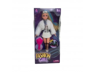 Papusa 29 cm, Fashion Girl, cu accesorii par, 3 tipuri