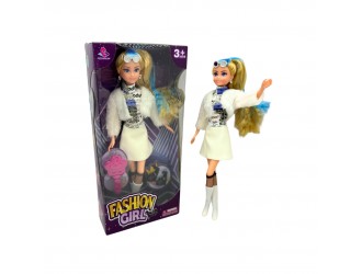 Papusa 29 cm, Fashion Girl, cu accesorii par, 3 tipuri