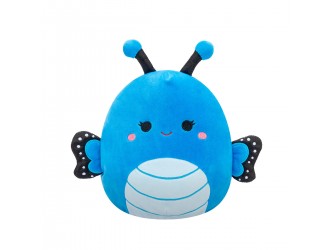 Jucarie de plus 19 cm, Waverly fluture albastru, Squishmallows