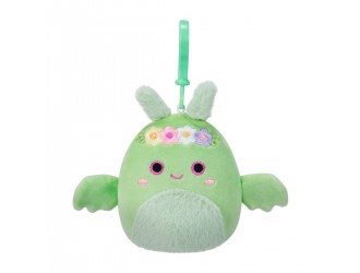 Jucarie de plus 9cm cu breloc, Tove dragon verde, Squishmallows