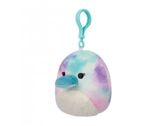 Jucarie de plus 9cm cu breloc, Mitch ornitorinc multicolor, Squishmallows