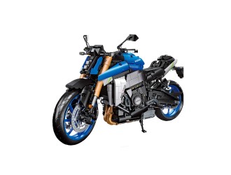 Set de constructie Motocicleta albastra 2046 el.,  ZJA351185