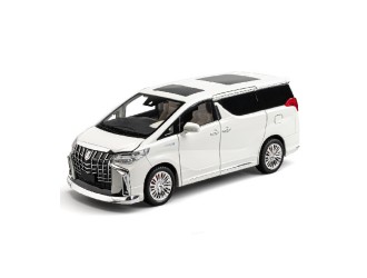 Macheta auto Toyota Alphard 1:18, metal, cu sunete si lumini, ZJA357735