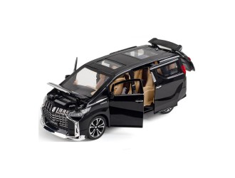 Macheta auto Alphard, 1:24, metal, cu sunete si lumini, ZJA357751
