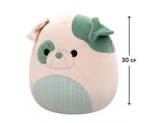 Jucarie de plus 30 cm, Augustine caine bulldog, Squishmallows