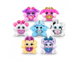 Jucarie de plus surpriza Rainbocorns Puppycorn Surprise Bow S6, Zuru