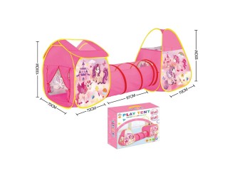 Cort Casuta dublu cu tunel Lumea Unicornilor, ZJA361336