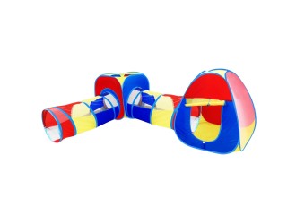 Set cort si tunel cu 4 elemente tricolor, ZJA326785